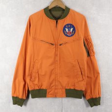 画像1: Ralph Lauren RRL "B-15 TYPE" リバーシブル コットンフライトジャケット  (1)