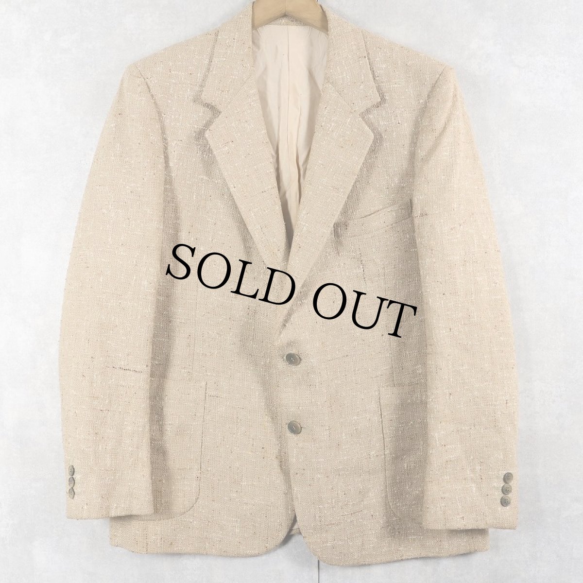 画像1: 70's Yves Saint-Laurent AUSTRALIA製 ツイードテーラードジャケット (1)