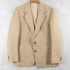 画像1: 70's Yves Saint-Laurent AUSTRALIA製 ツイードテーラードジャケット (1)