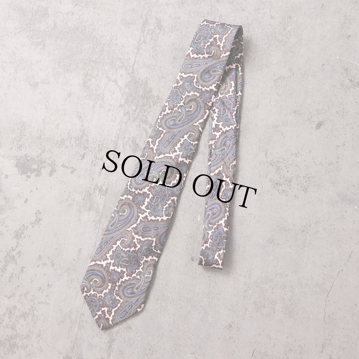 画像1: Christian Dior ITALY製 ペイズリー柄 シルクネクタイ  (1)