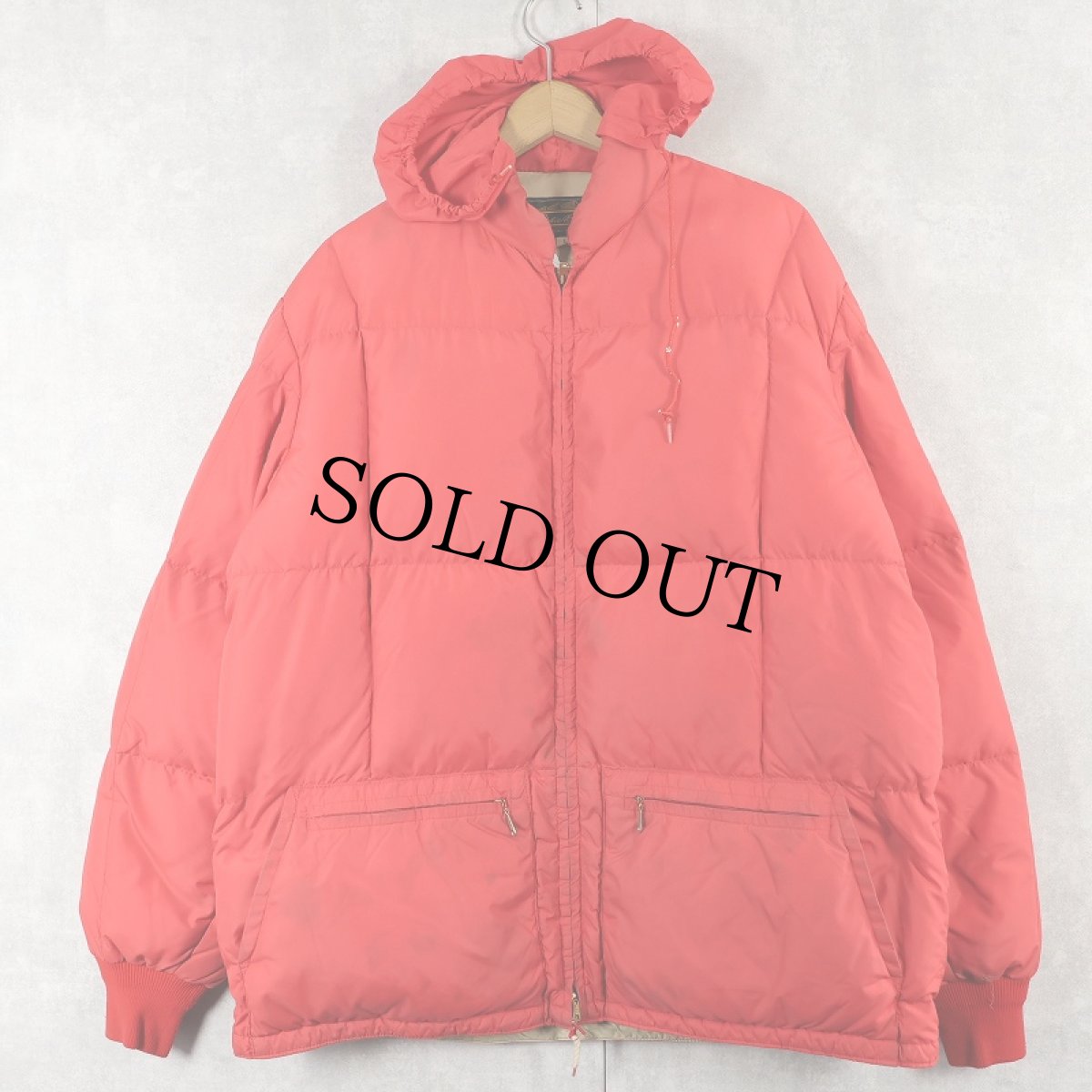 画像1: 70〜80's Eddie Bauer キルティング グースダウンジャケット L (1)