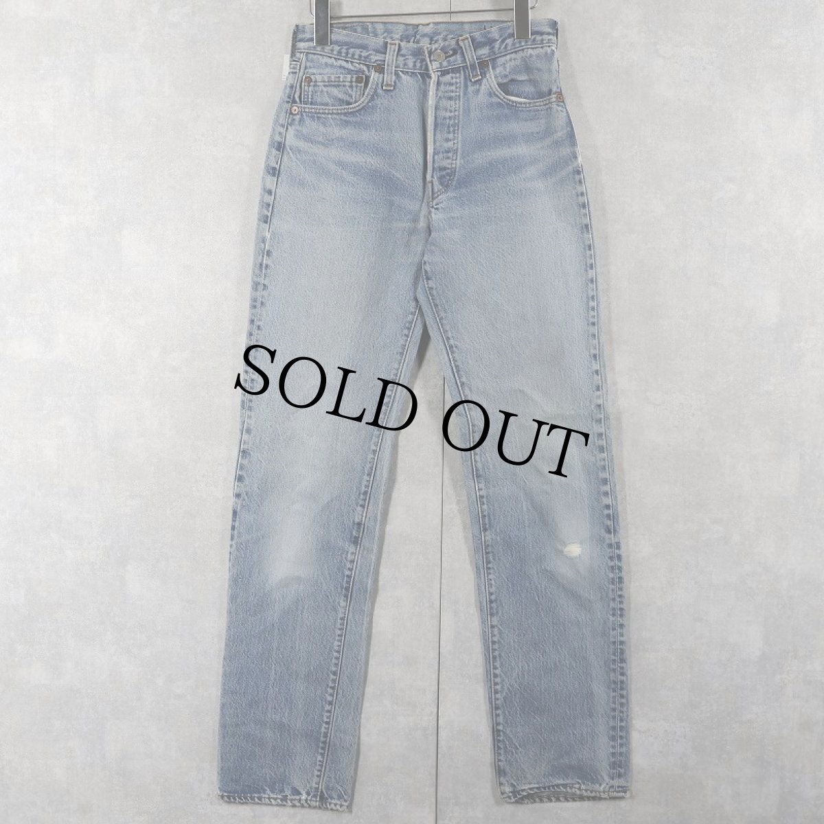 画像1: 80's Levi's 501 RED LINE デニムパンツ W28 (1)