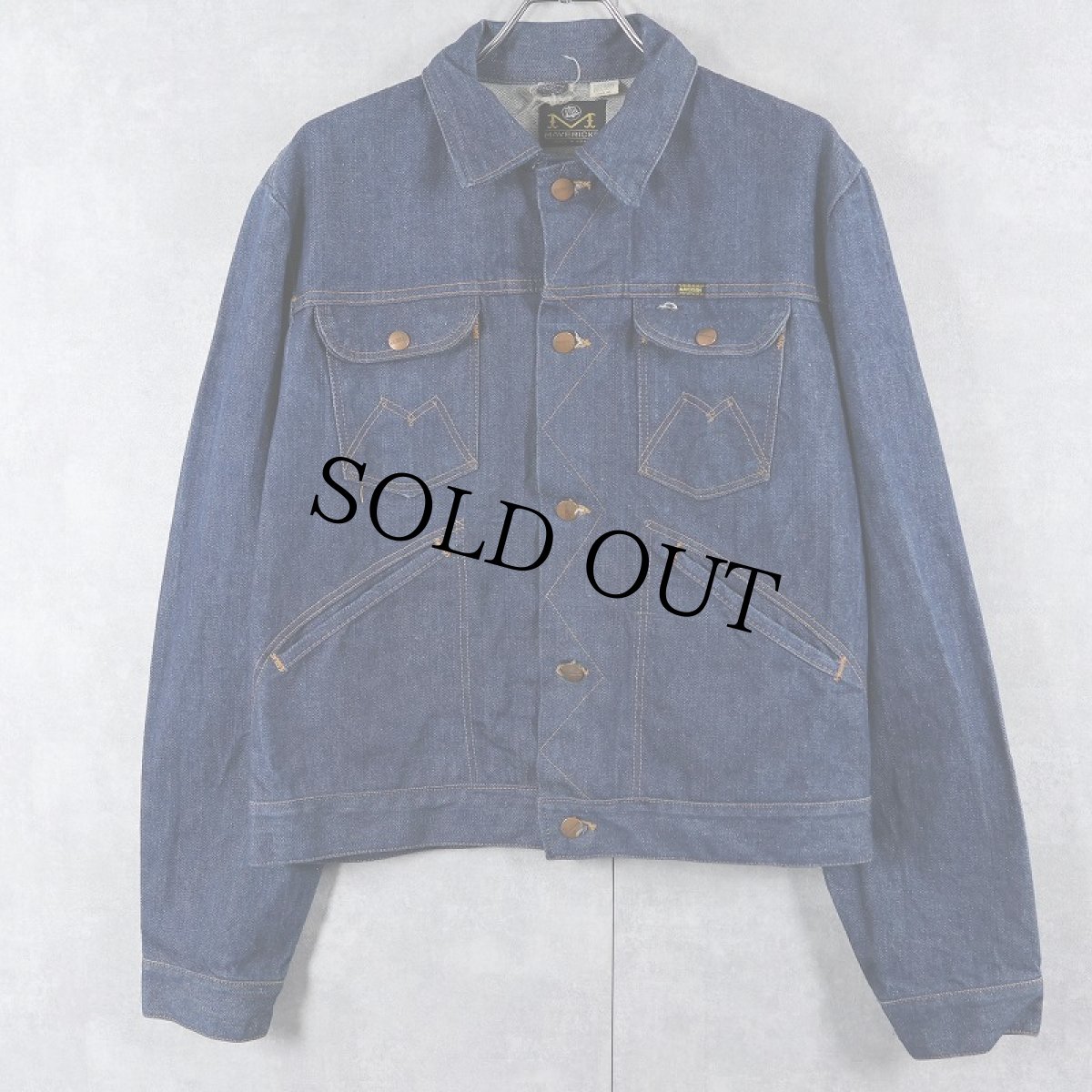 画像1: 70's MARVERIC デニムジャケット SIZE42 (1)