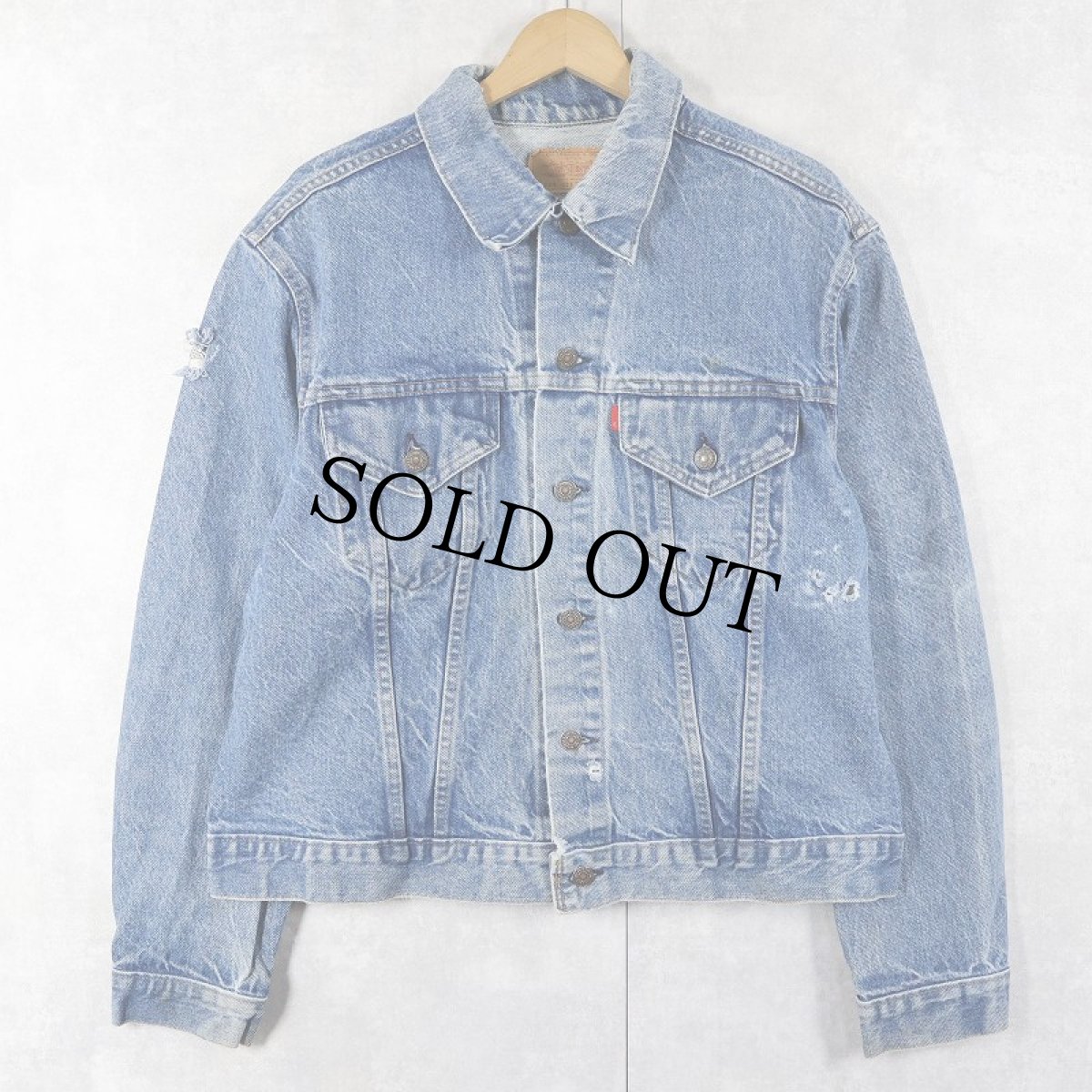 画像1: 70〜80's Levi's 70505-0217 USA製 デニムジャケット SIZE46 (1)