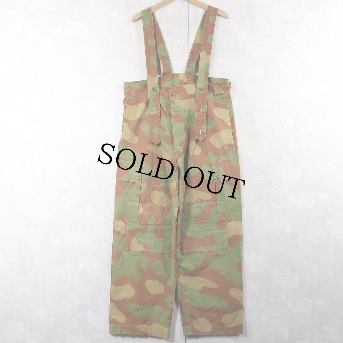 画像1: 60's イタリア軍 サンマルコカモ オーバーパンツ W37 (1)