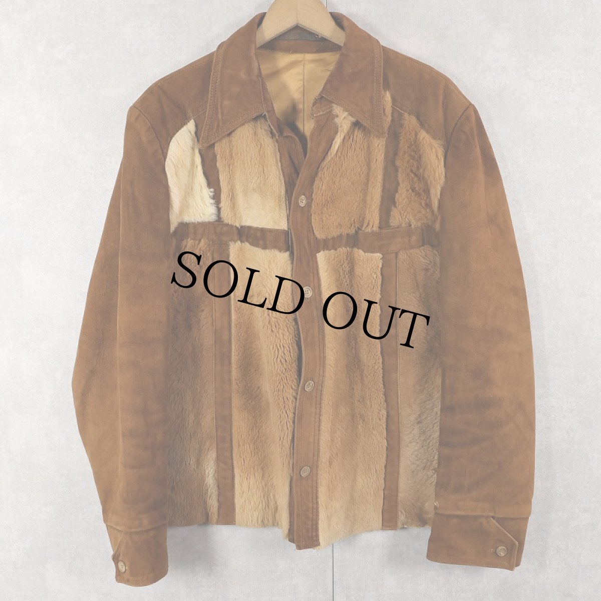 画像1: 60's Robert Lewis ハラコ×スウェードジャケット (1)