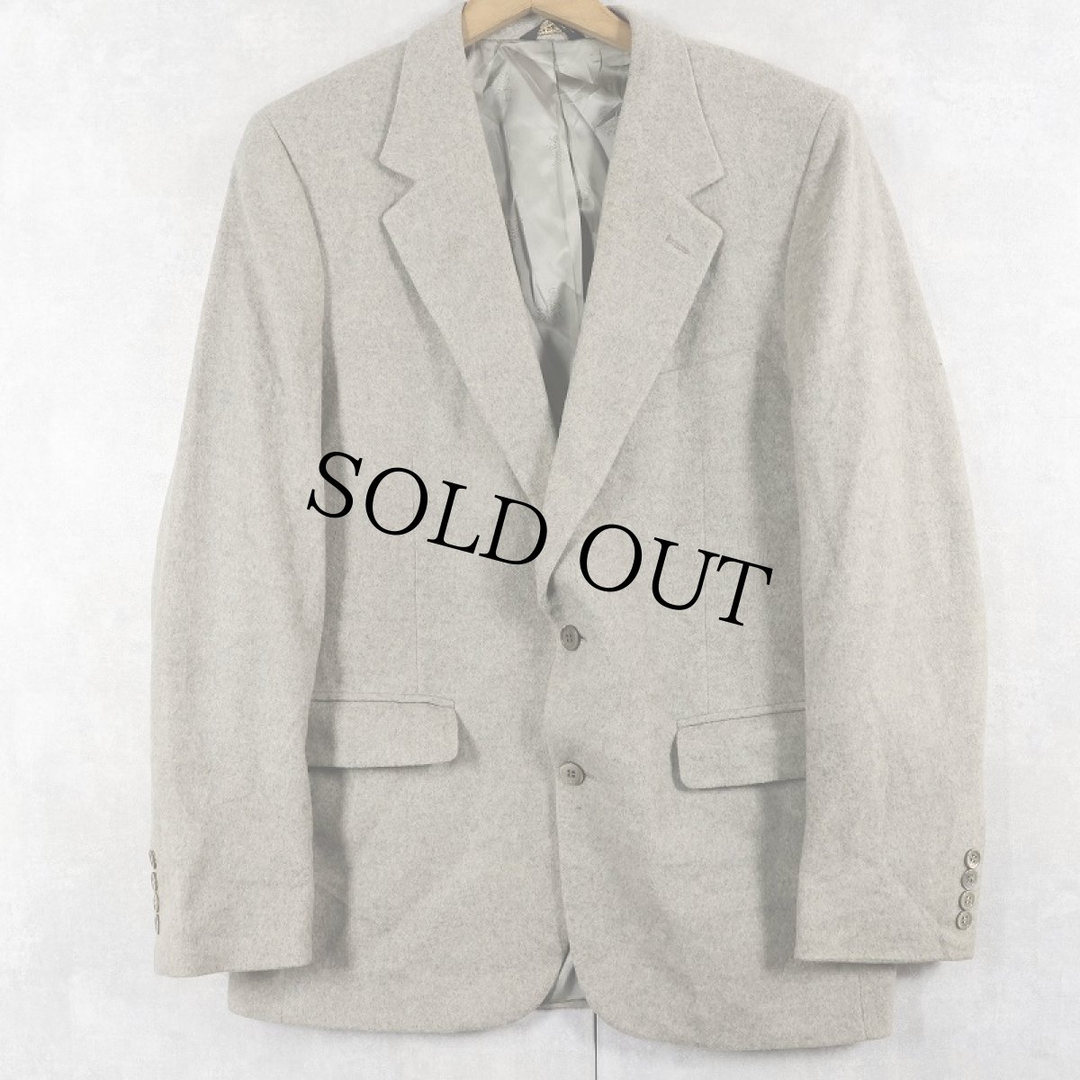 画像1: 70's USA製 カシミアテーラードジャケット  (1)