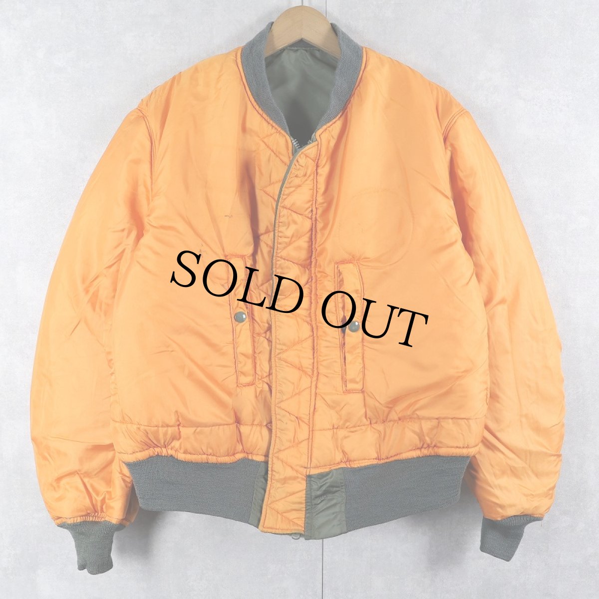 画像2: 60's U.S.AIR FORCE MA-1 D-TYPE フライトジャケット X-LARGE (2)