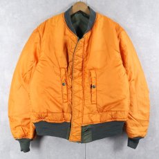 画像2: 60's U.S.AIR FORCE MA-1 D-TYPE フライトジャケット X-LARGE (2)