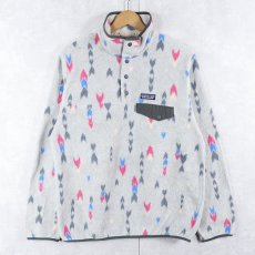 画像1: 2017AW Patagonia 総柄 スナップT M (1)