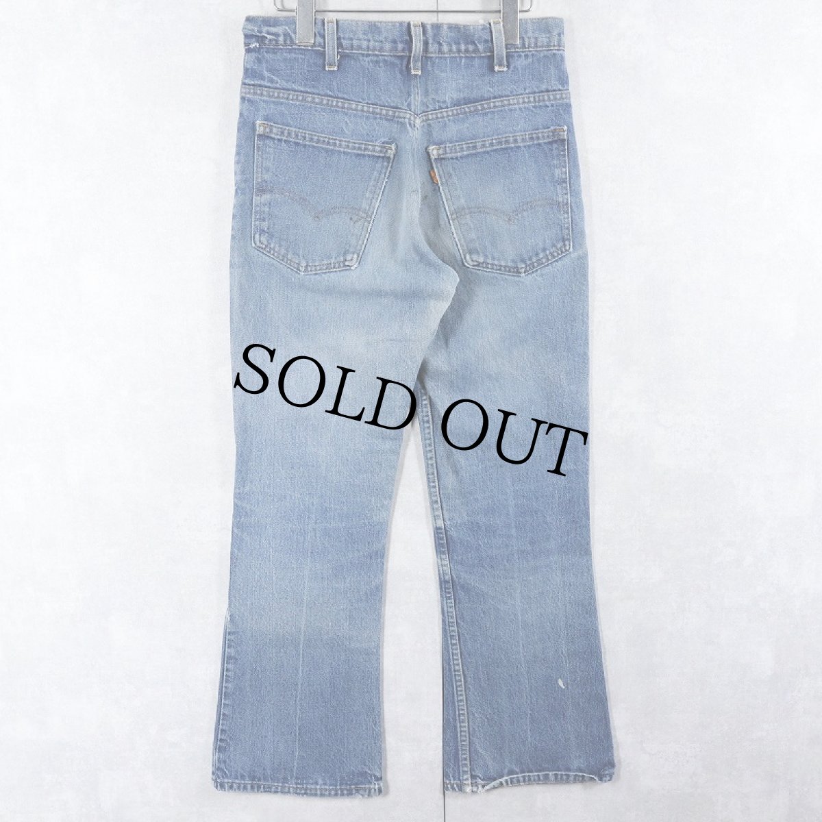 画像2: 80's Levi's 646 オレンジタブ ベルボトムデニムパンツ W31 (2)