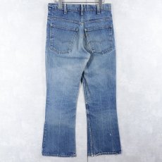 画像2: 80's Levi's 646 オレンジタブ ベルボトムデニムパンツ W31 (2)
