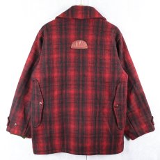 画像2: 60's Woolrich オンブレーチェック柄 ウールジャケット SIZE40 (2)