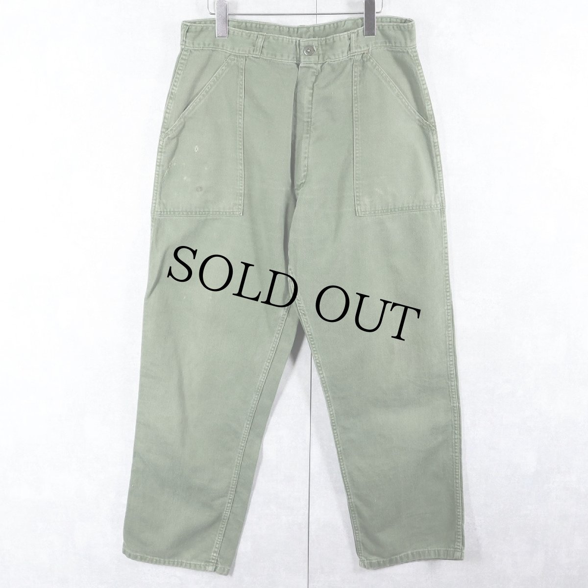 画像1: 60's U.S.ARMY ベイカーパンツ W30 (1)