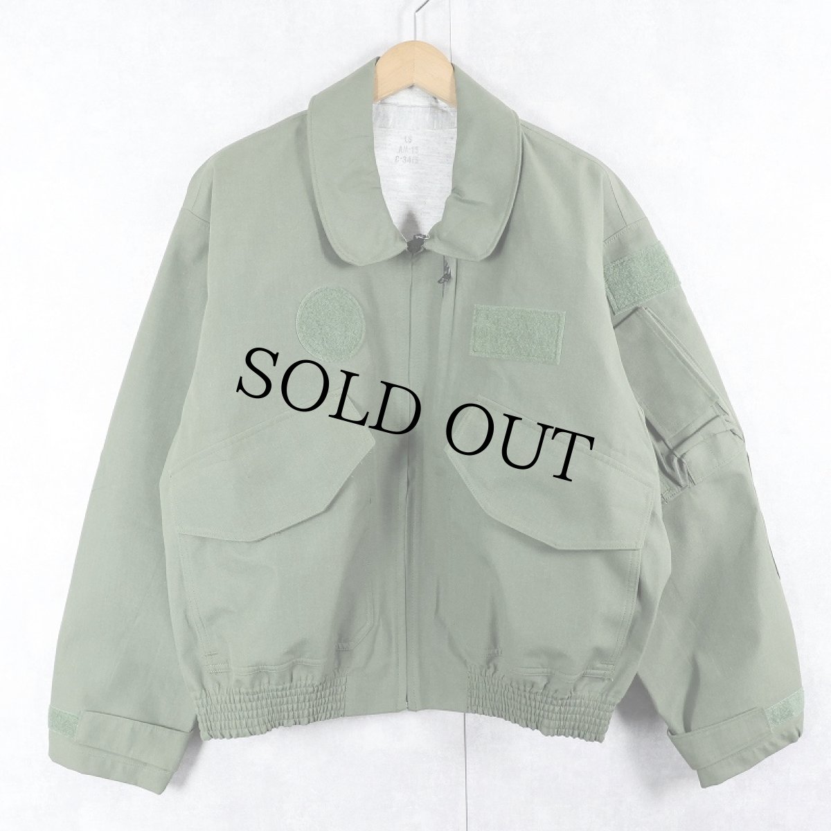 画像1: U.S.MILITARY MCPS CWU-106/P "NOMEX/GORE-TEX" フライトジャケット LARGE-SHORT (1)