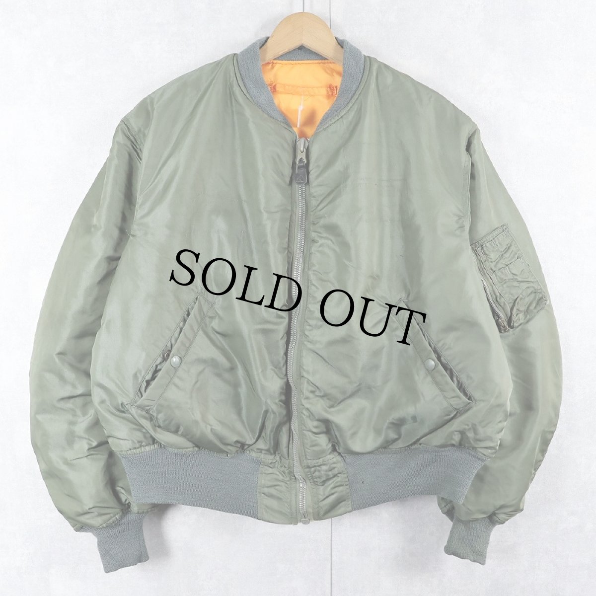 画像1: 60's U.S.AIR FORCE MA-1 D-TYPE フライトジャケット X-LARGE (1)