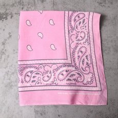 画像1: 70's COLOR FAST USA製 ペイズリー柄 バンダナ  (1)