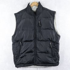 画像1: GAP リバーシブルダウンベスト BLACK XL (1)