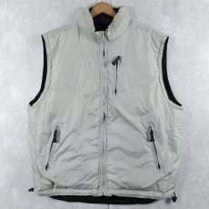 画像2: GAP リバーシブルダウンベスト BLACK XL (2)