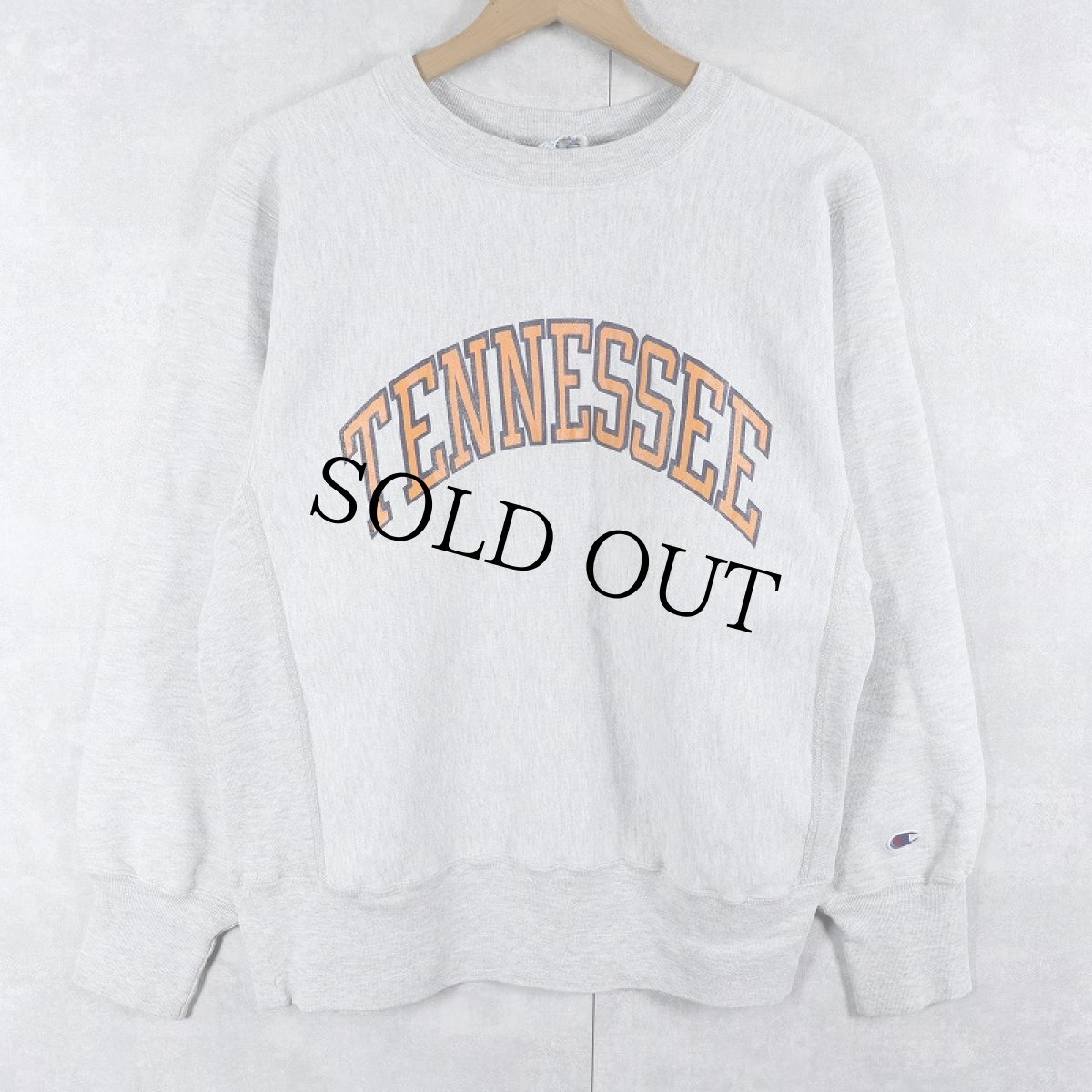 画像1: 80's Champion REVERSE WEAVE USA製 トリコタグ "TENNESSEE" プリントスウェット LM (1)