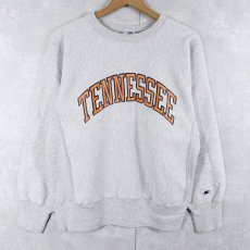 画像1: 80's Champion REVERSE WEAVE USA製 トリコタグ "TENNESSEE" プリントスウェット LM (1)