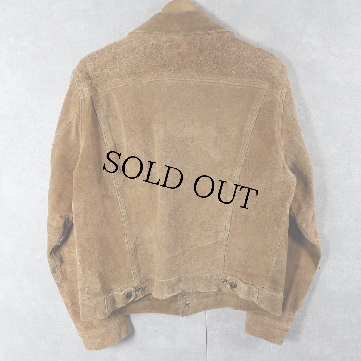 画像2: 60〜70's LEVI'S BIGE 3rd TYPE スエードジャケット  (2)