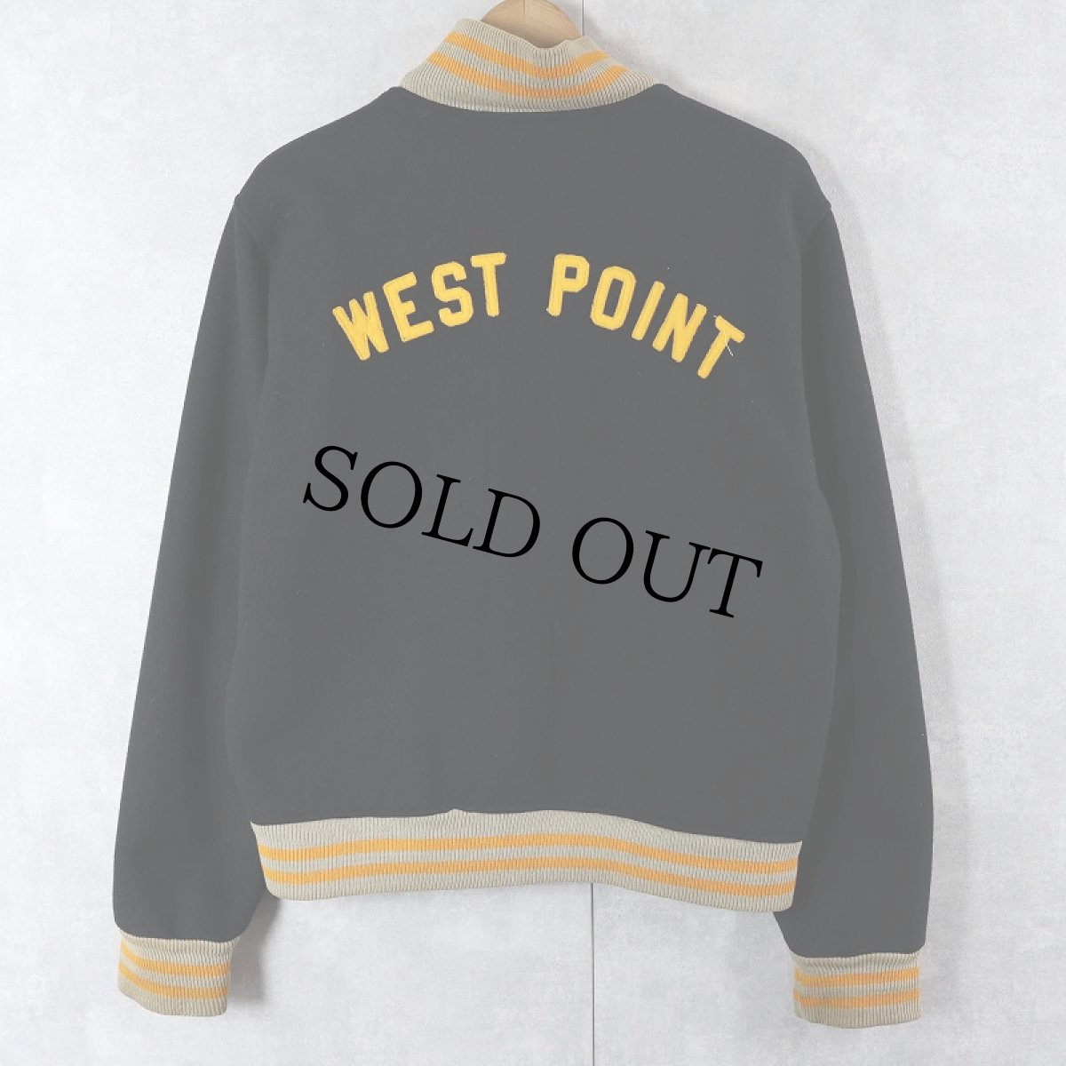 画像1: 60's JEM "WEST POINT" ウールカデットジャケット BLACK M (1)