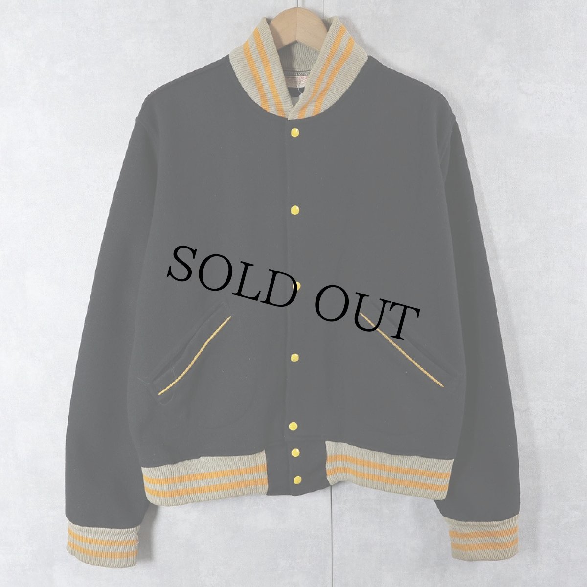 画像2: 60's JEM "WEST POINT" ウールカデットジャケット BLACK M (2)