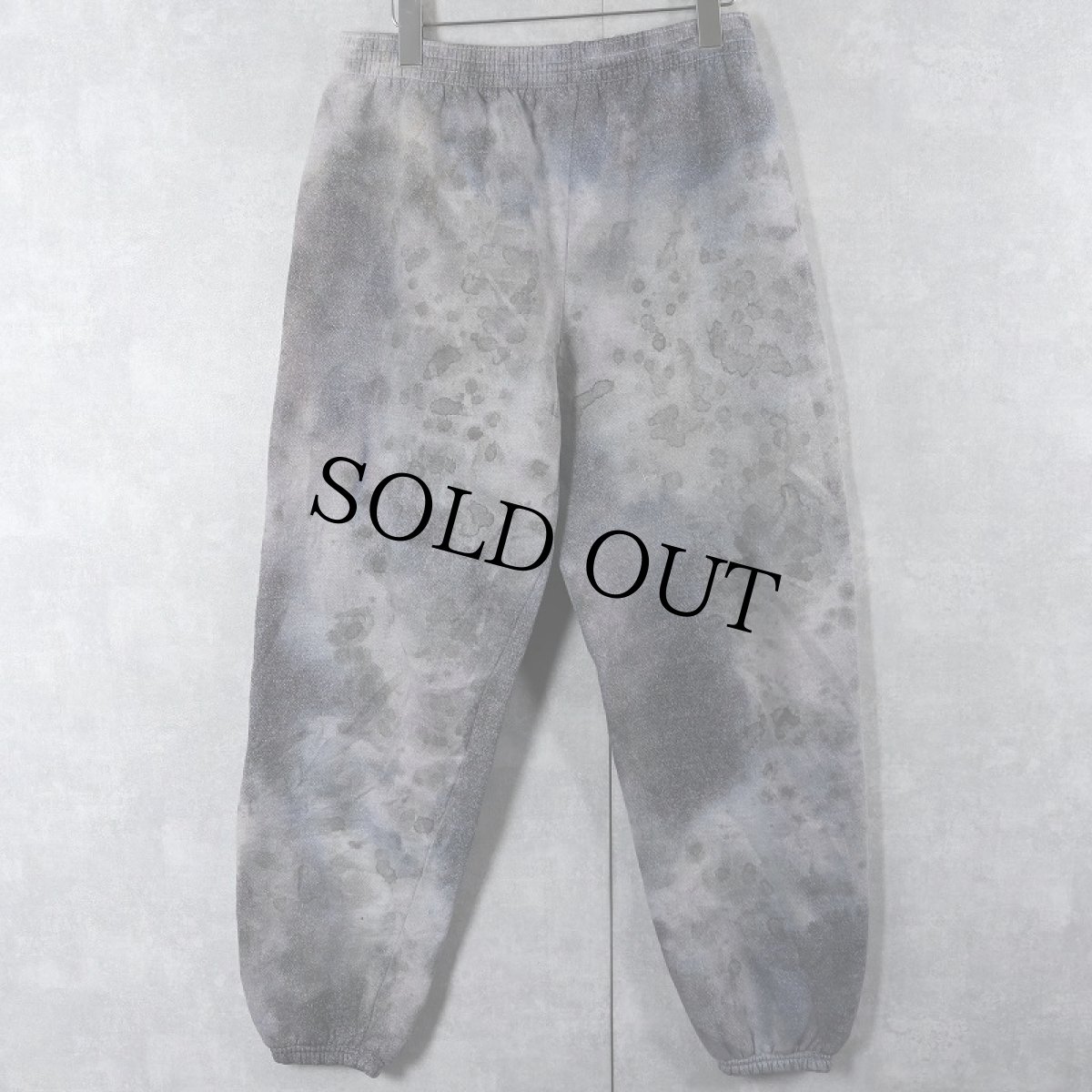 画像1: 90's Hanes PREMIUM USA製 ペイント スウェットパンツ M (1)