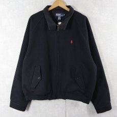 画像1: POLO Ralph Lauren ウール×ナイロンジャケット BLACK L (1)