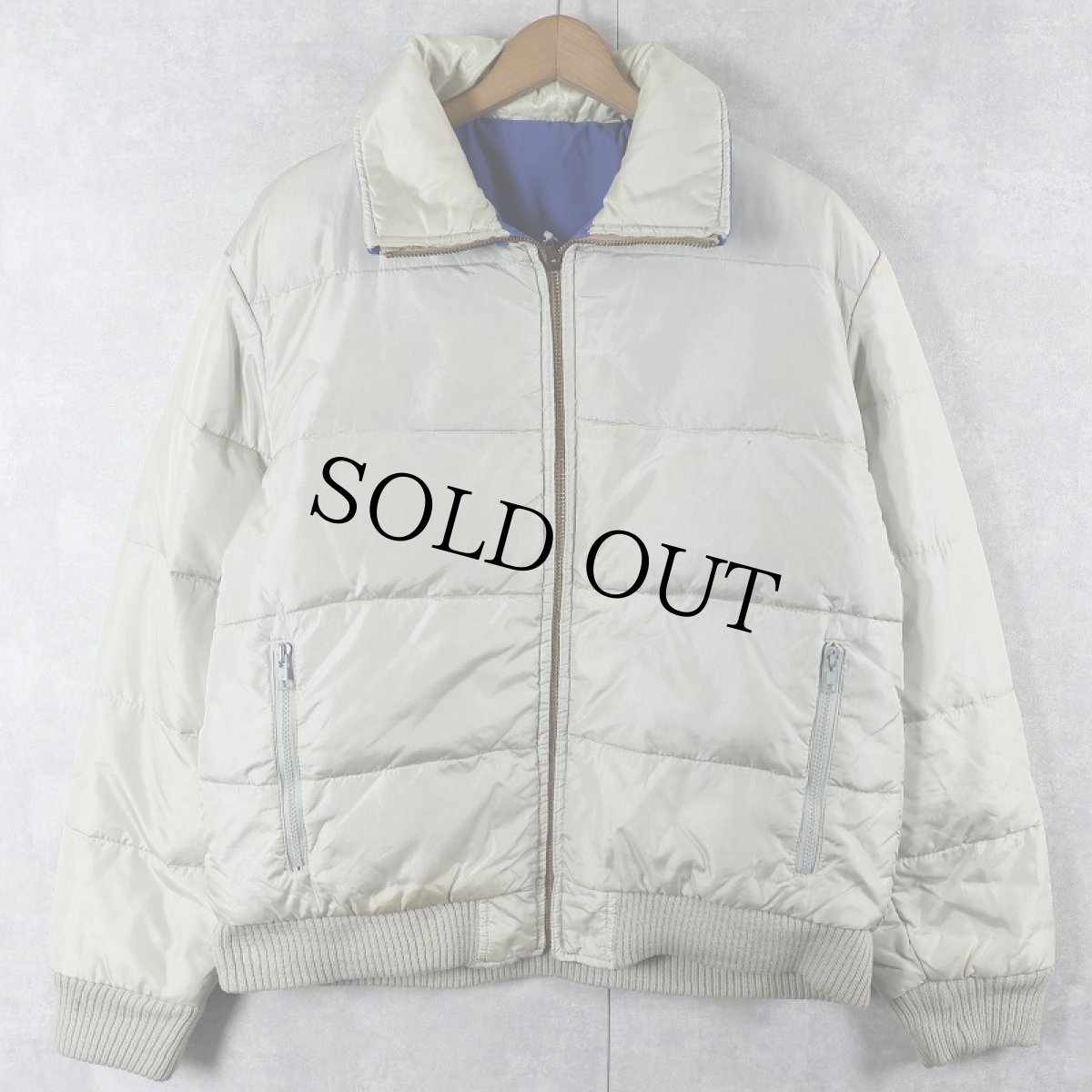 画像2: 80〜90's JORDACHE リバーシブル ダウンジャケット L (2)