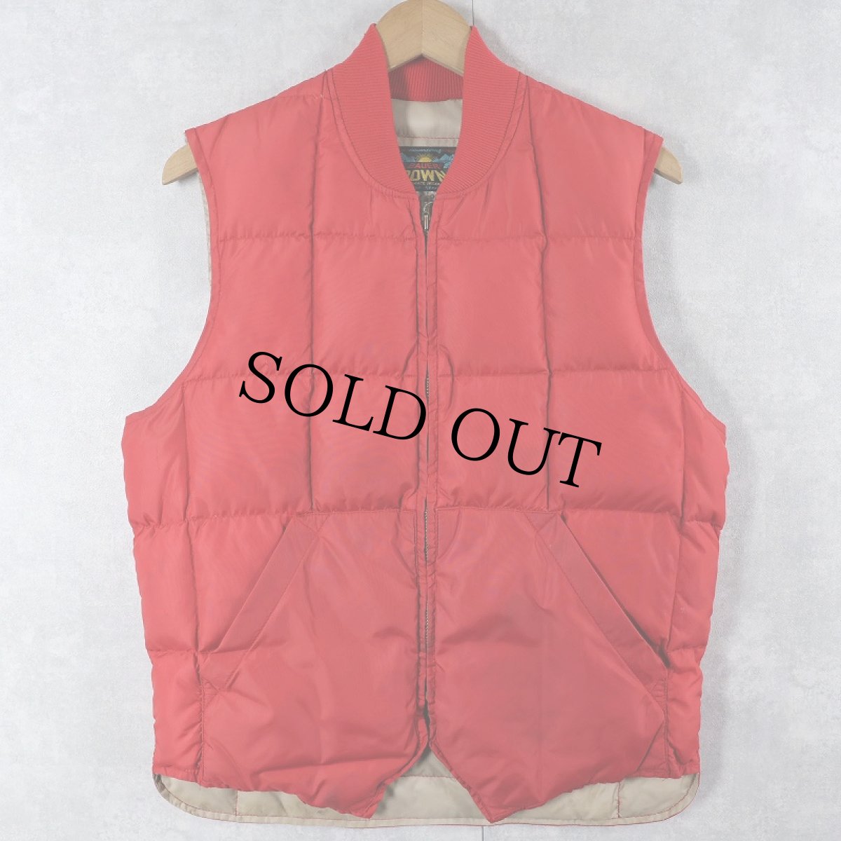 画像1: 60's Eddie Bauer "BAUER DOWN" キルティングダウンベスト  (1)