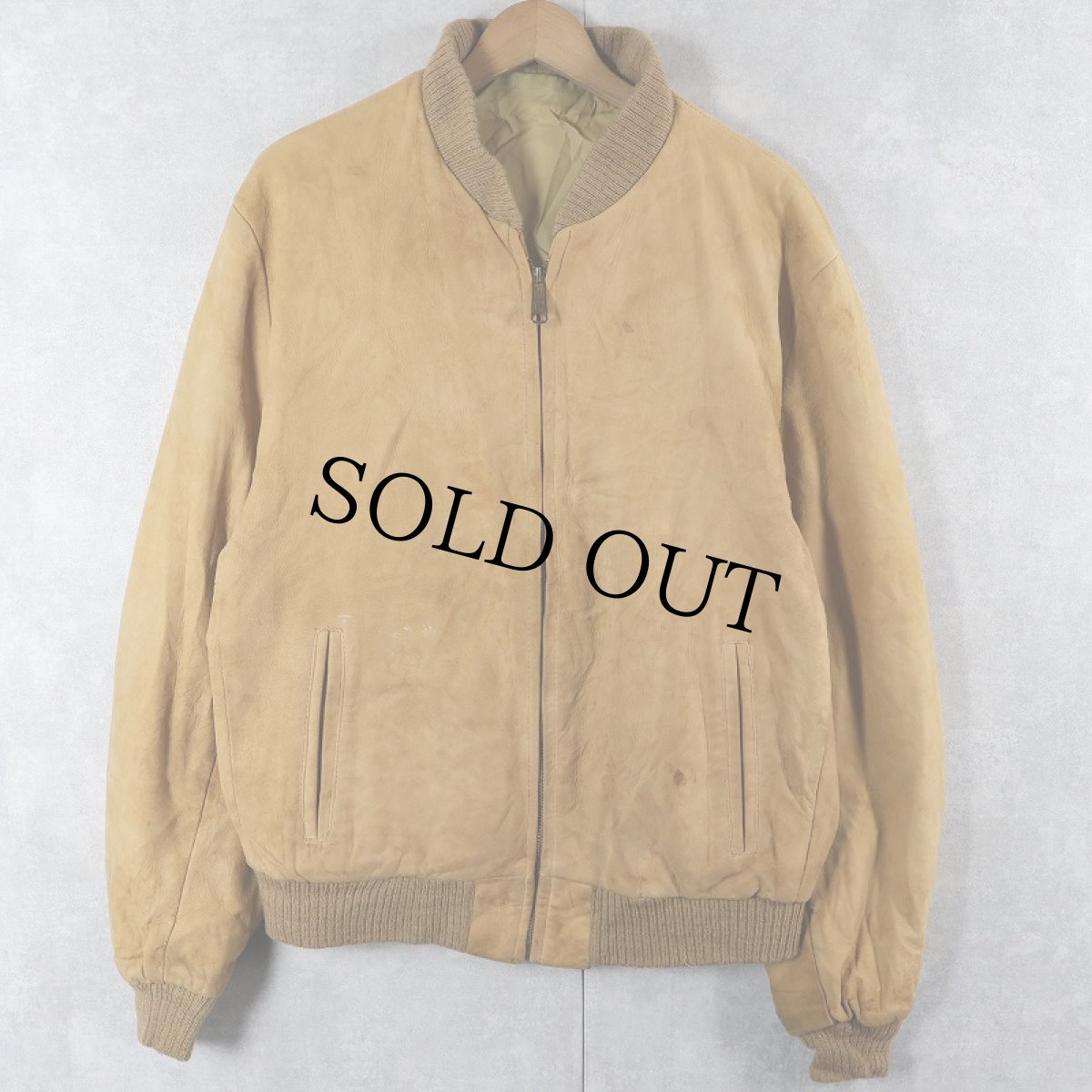 画像1: 60〜70's ヌバックレザージャケット (1)