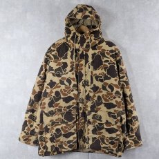 画像1: 10x USA製 ダックハンターカモ柄 中綿入り マウンテンパーカー L (1)