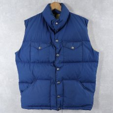 画像1: 80's THE NORTH FACE 茶タグ USA製 ダウンベスト M (1)