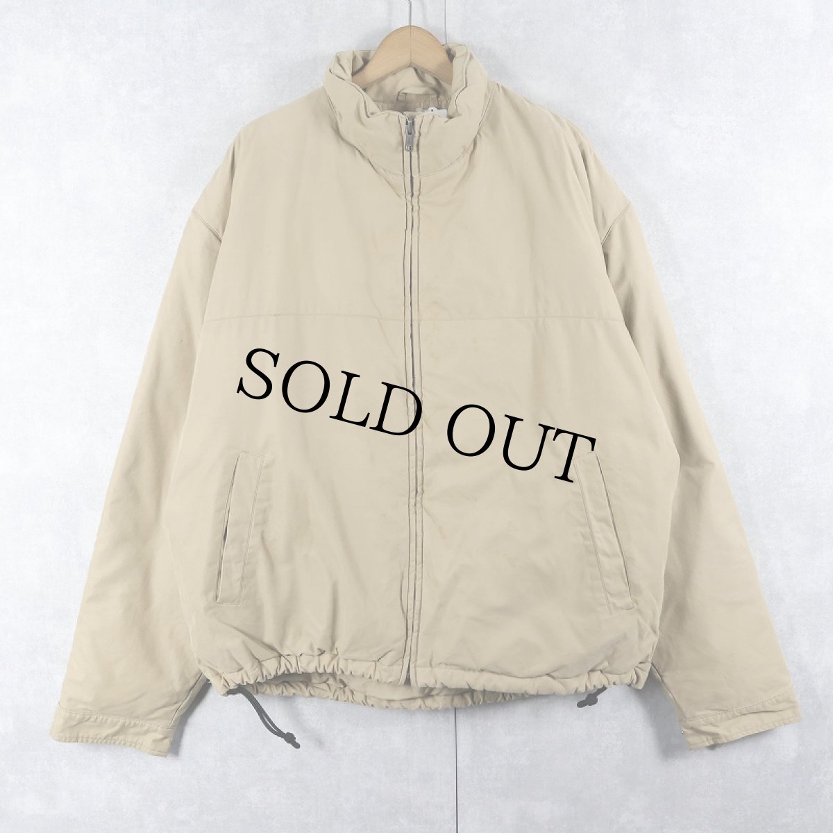 画像1: POLO Ralph Lauren コットン×ナイロン ダウンジャケット XL (1)