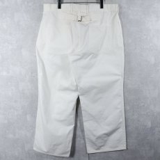 画像3: POLO Ralph Lauren シンチバック付き コットンベイカーパンツ W39 (3)