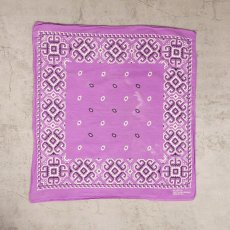 画像2: 70's FAST COLOR USA製 ライトニング柄 バンダナ (2)