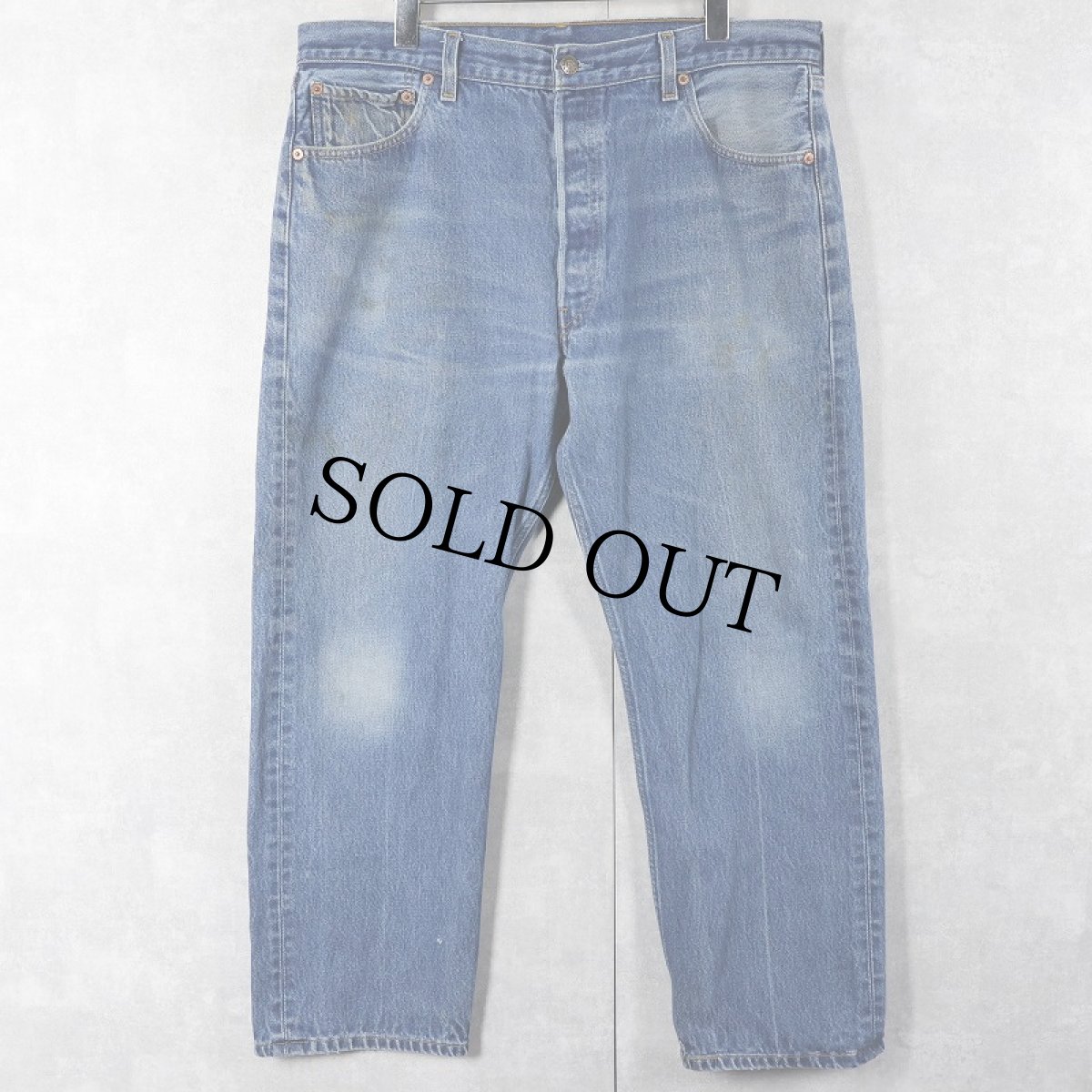 画像1: 2000's Levi's 501 USA製 デニムパンツ W35 (1)