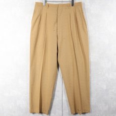 画像2: 50's Royal Palm ネップ混 2タック スラックス W35 (2)
