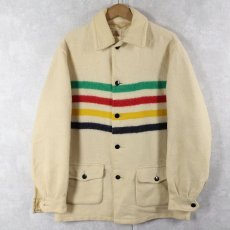 画像2: 60〜70's HUDSON'S BAY CANADA製 ボーダー柄 ウールジャケット (2)