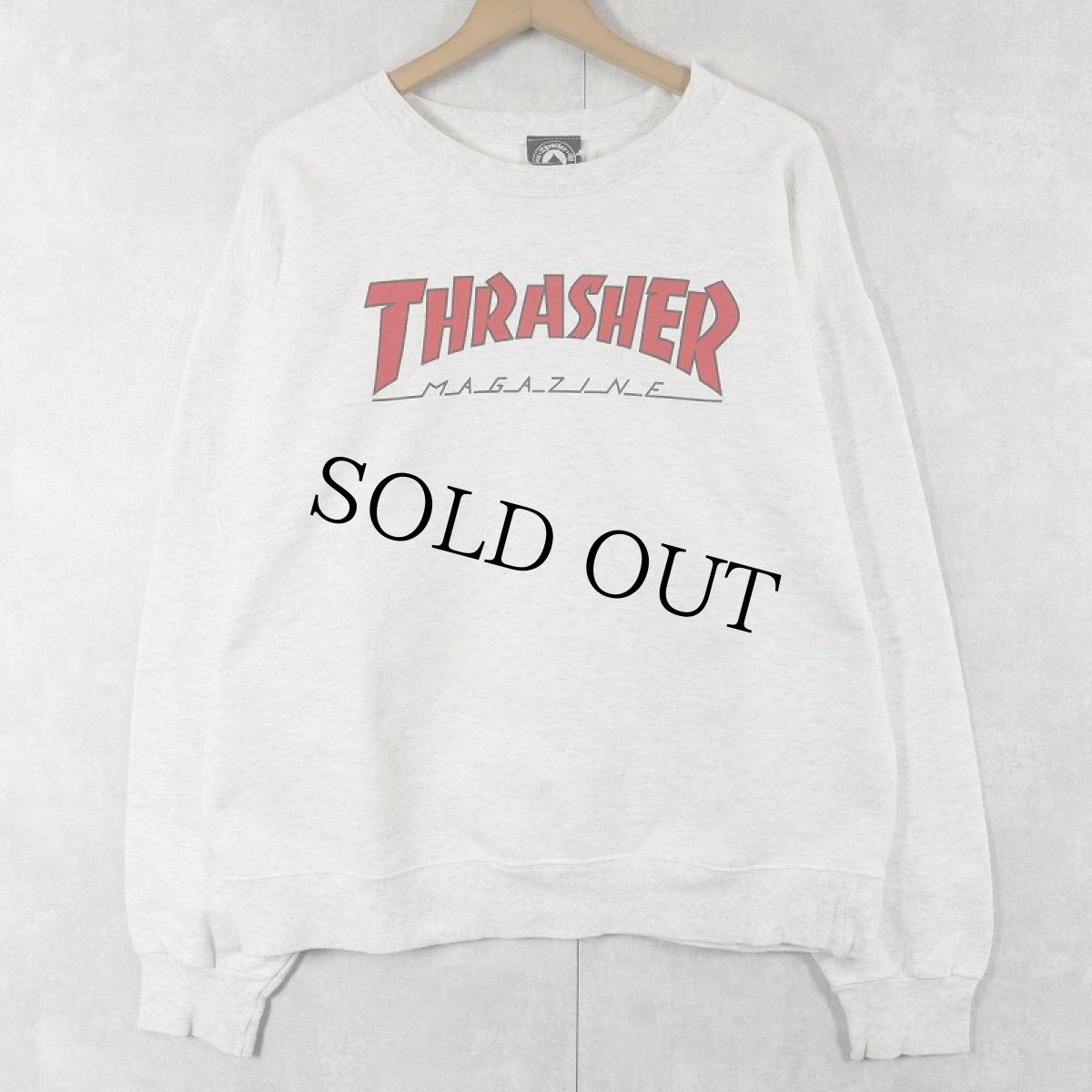 画像1: THRASHER ロゴプリントスウェット M (1)