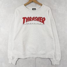 画像1: THRASHER ロゴプリントスウェット M (1)