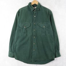 画像1: 60〜70's C.C.FILSON CO. シャモアクロスシャツ M (1)