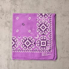 画像1: 70's FAST COLOR USA製 ライトニング柄 バンダナ (1)