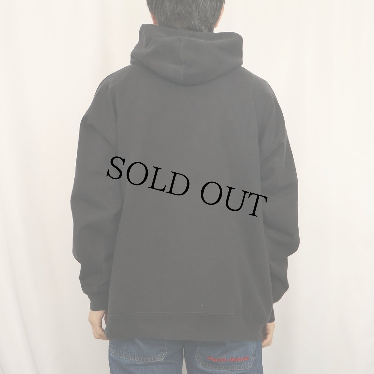 画像3: THRASHER ロゴプリントスウェットフーディー BLACK (3)