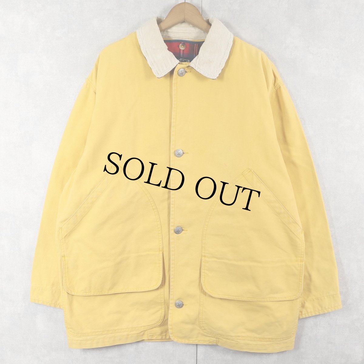 画像1: 90's nautica ライナー付き ダックハンティングジャケット M (1)