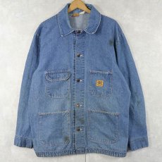 画像1: 80's BIG BEN by Wrangler USA製 デニムカバーオール SIZE46 (1)
