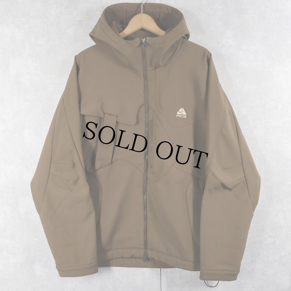 画像2: 2000's NIKE ACG ソフトシェルジャケット XL (2)