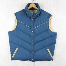 画像1: 70's Woolrich ダウンベスト L (1)